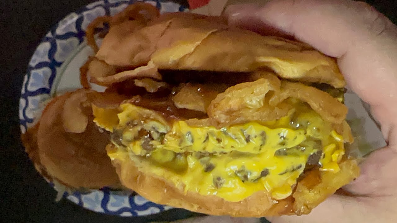 Ooze Cheese Double Beef Patty BBQ Burger Than Double Western / Arby’s