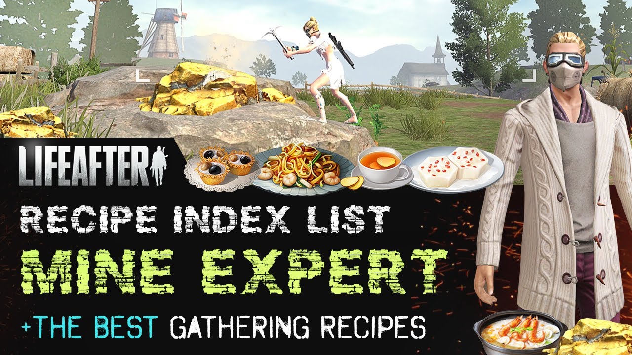 LifeAfter Recipe Index List - Miner