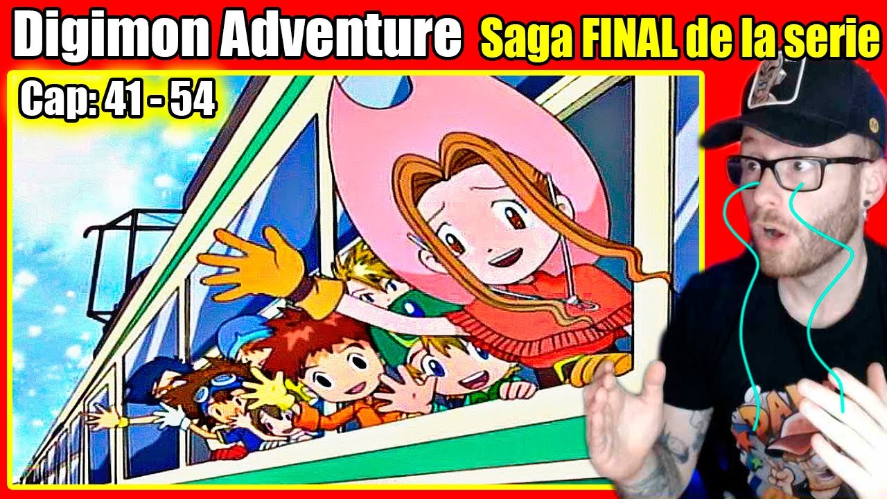 SAGA FINAL 🙀 REACCIÓN a DIGIMON ADVENTURE serie COMPLETA 🐱‍🐉 Cap: 41 - 54