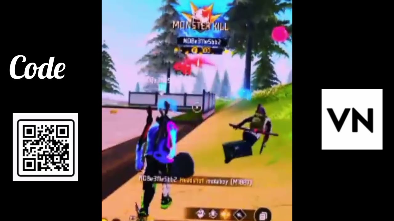 VN Free Fire Max Video Editing QR Code 