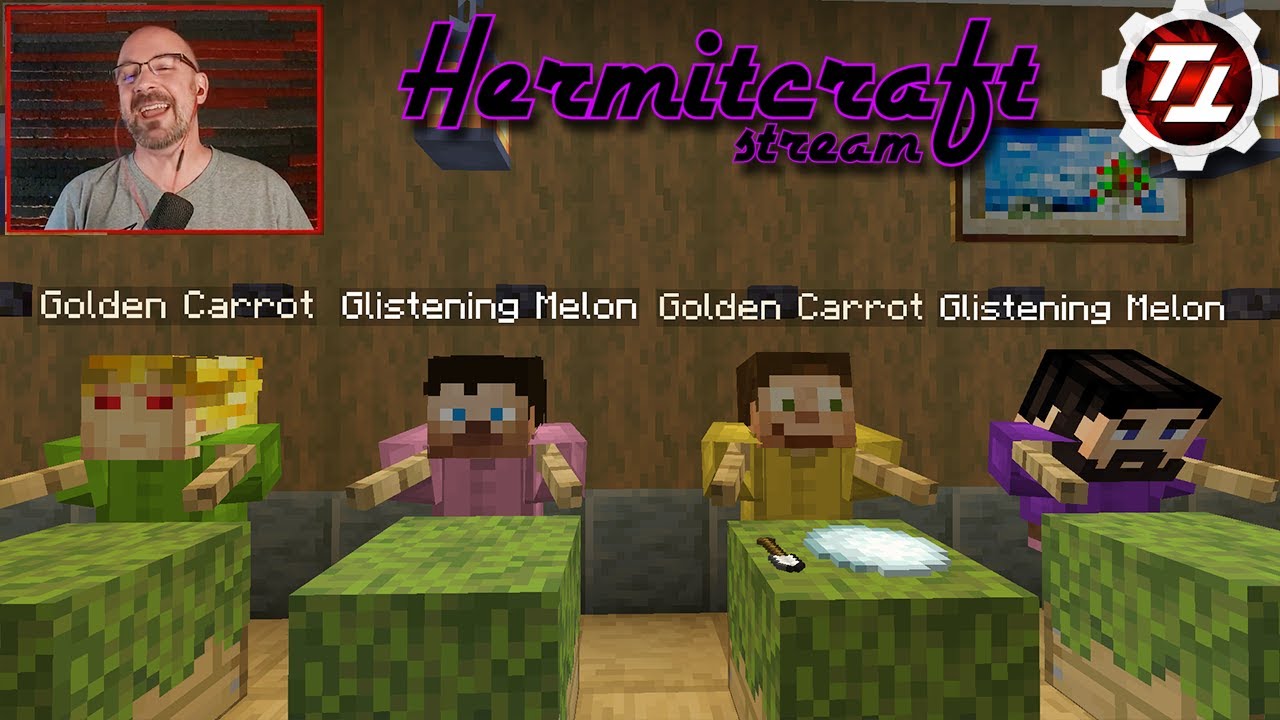 Hermitcraft - Golden Insanity! Hungry Hermit 2.0 Runs with SKIZZ!