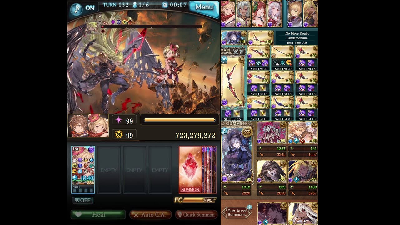 [Granblue Fantasy] Beelzebub Solo Dark Magna Kengo MC Only / [グラブル] ベルゼバブHLソロ 闇マグナ剣豪 主人公のみ