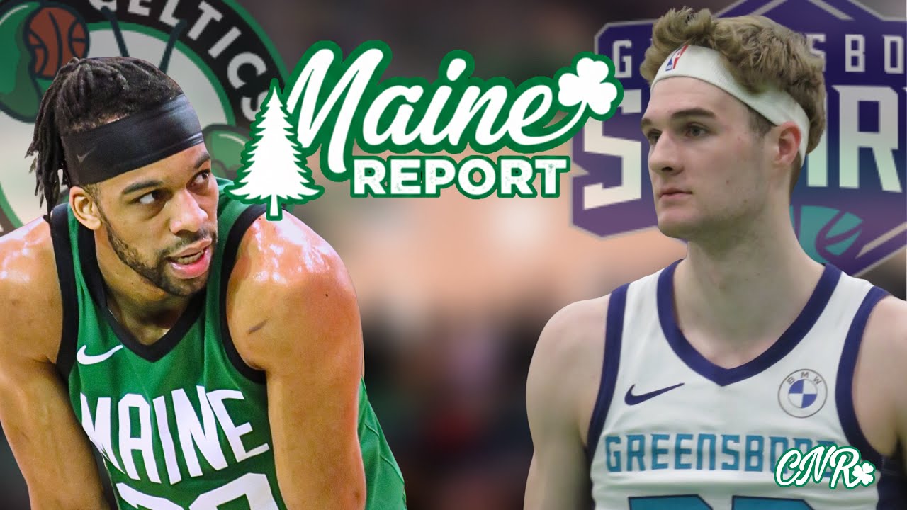 Maine Celtics match up against Swarm | Maine Report￼ Vlog #viral #maineceltics #maine #basketball