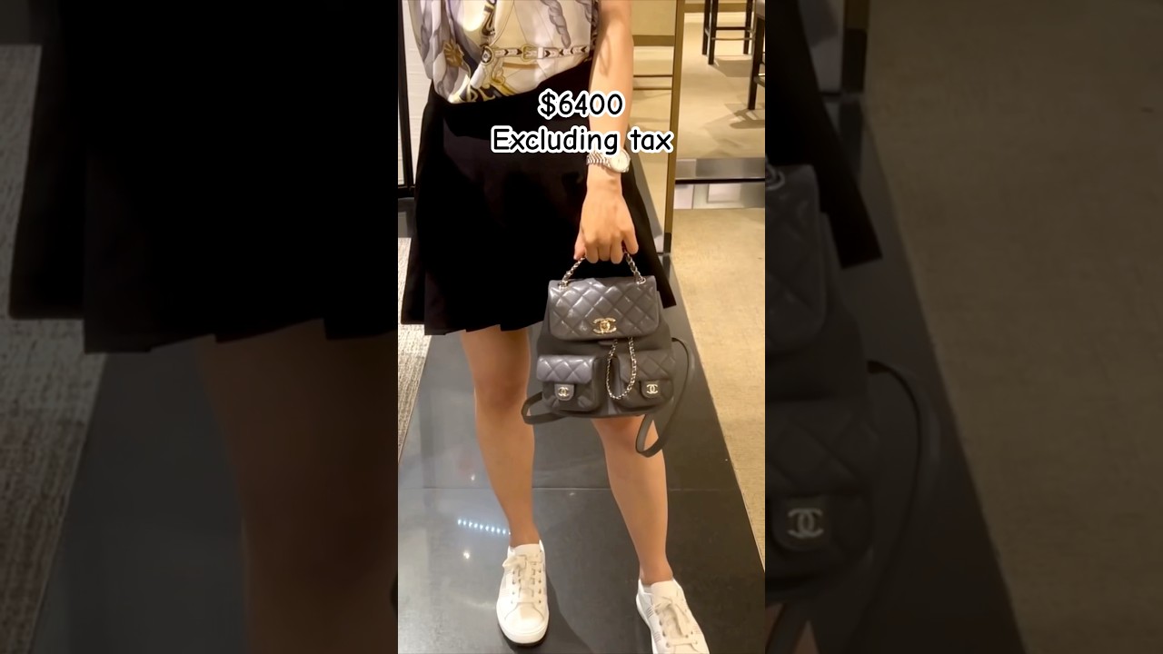 Рюкзак Chanel Duma средний или маленький, цена W | #рюкзак Chanel Duma | Видеоблог о роскошном шо...