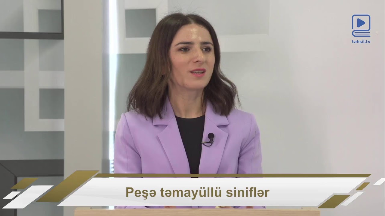 #TəhsilMasası: Peşə təmayüllü siniflər – Canlı