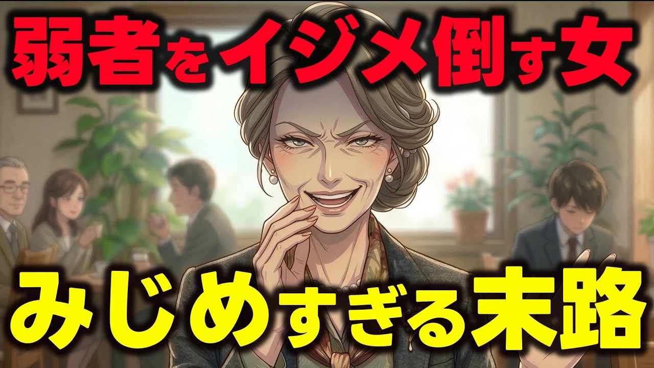 【スカッと】弱者を狙い、笑いものにする女の悲惨な末路｜シニアライフ｜シニア物語｜老後の物語