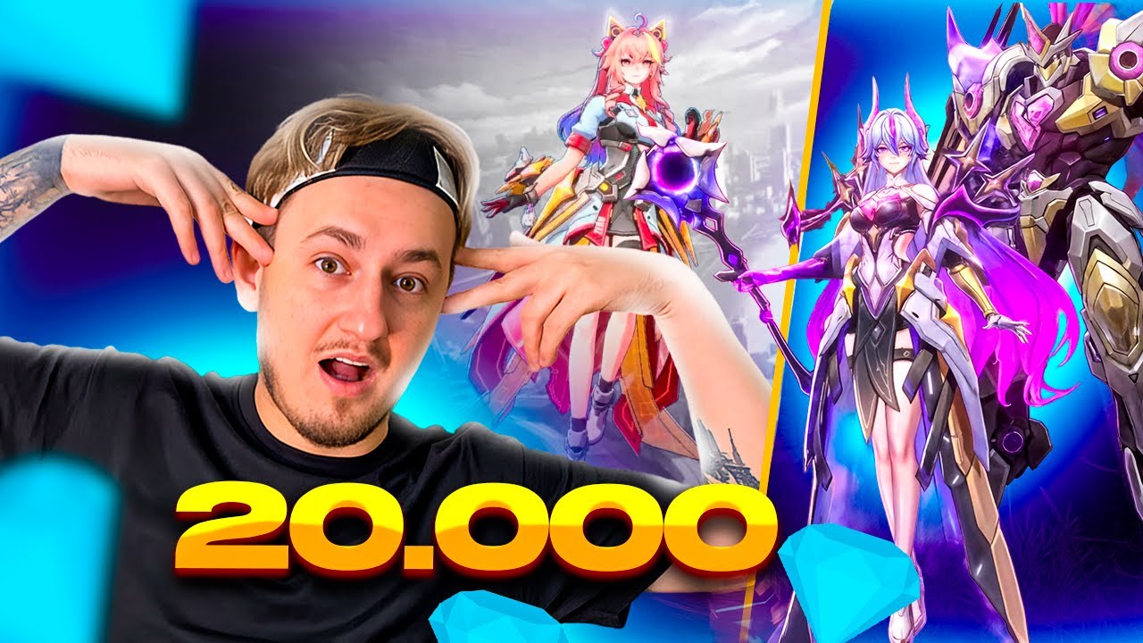 ЖОСТКА ПРОКАЧИВАЮ АККАУНТ НА 20 000 АЛМАЗОВ В MOBILE LEGENDS!