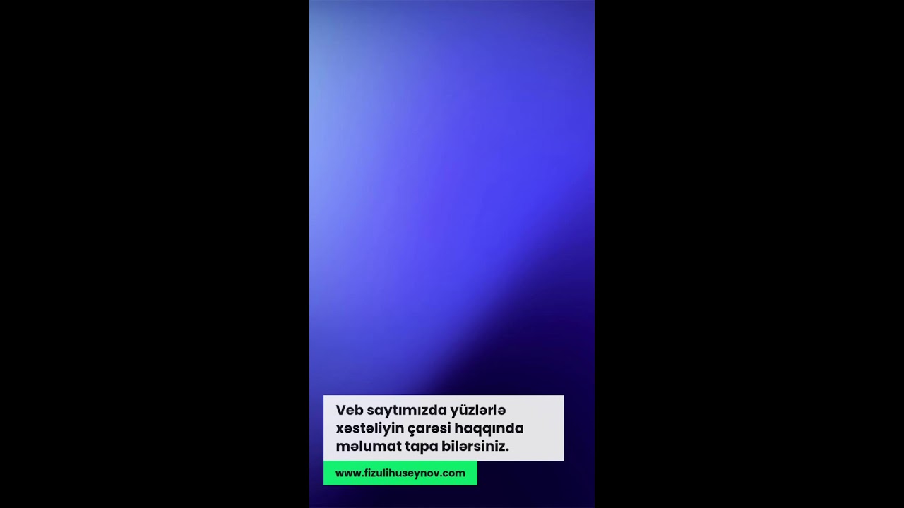Dr. Fizuli Hüseynov Sullarınızı Cavablandırır