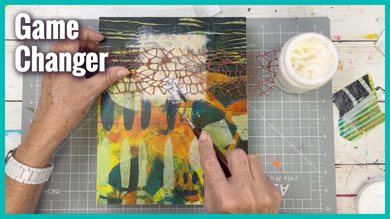 Paper Layering Technique for Stunning Mixed Media Art