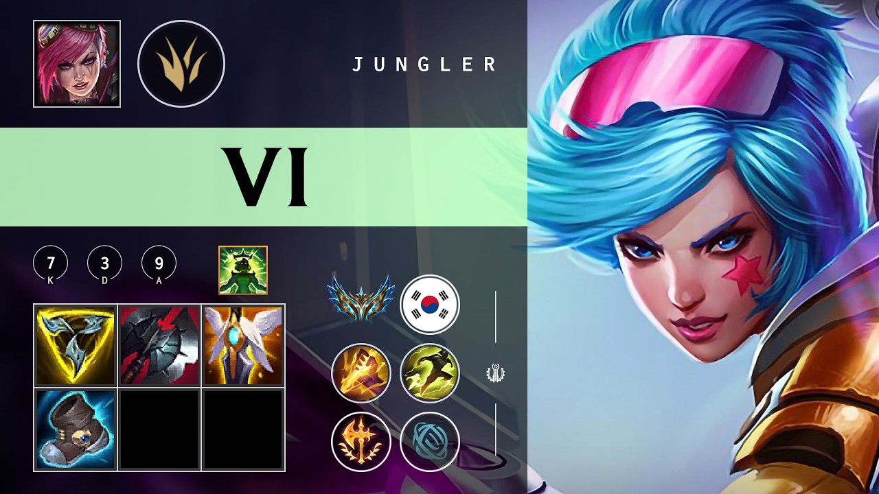 Vi Jungle vs Rek'Sai - KR Challenger Patch 26.04