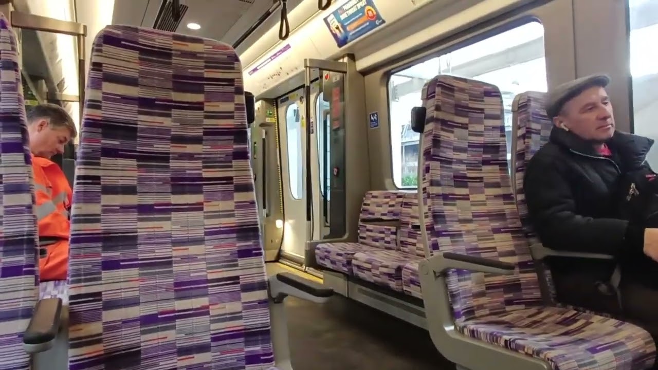 Journey on the Elizabeth Line National Rail Class 345 to Abbey Wood