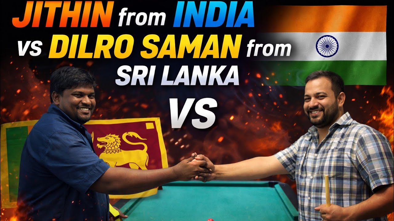 Jithin 🇮🇳 vs DILRO SAMAN 🇱🇰 | Final Billiards Battle | Who Wins? 🔥