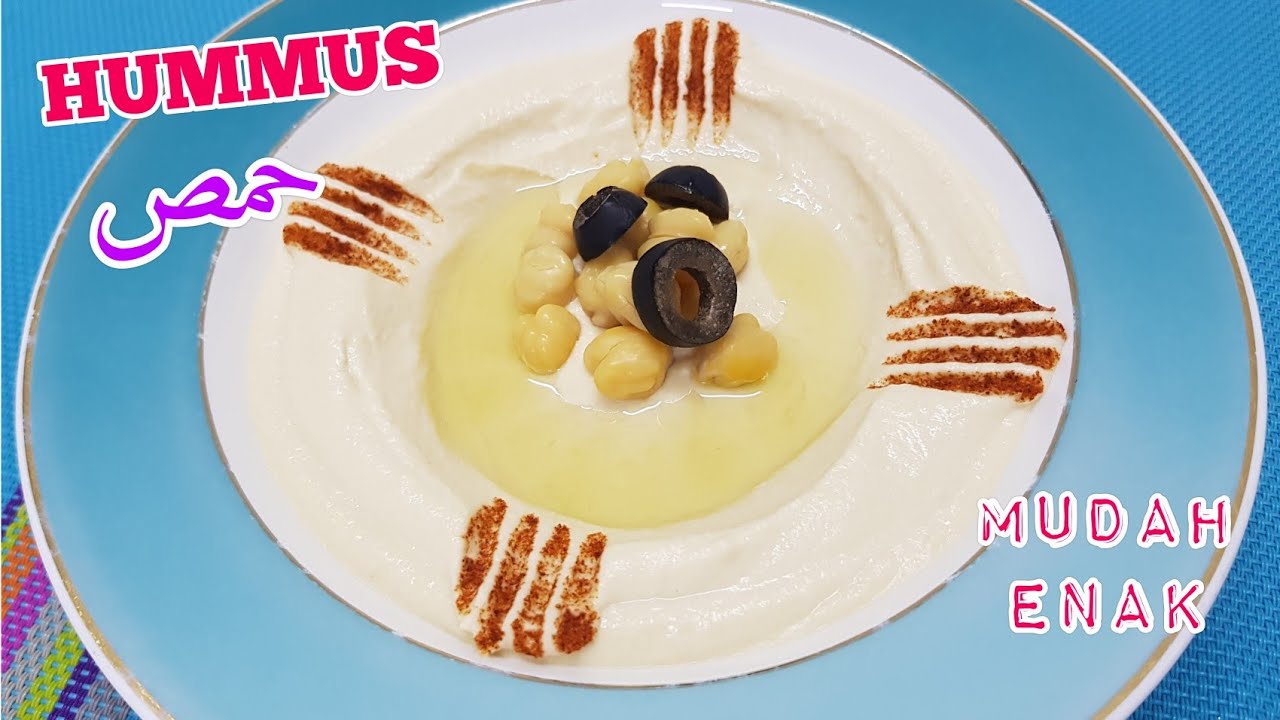 CARA MEMBUAT HUMMUS YG MUDAH DAN ENAK||MAKANAN ARAB