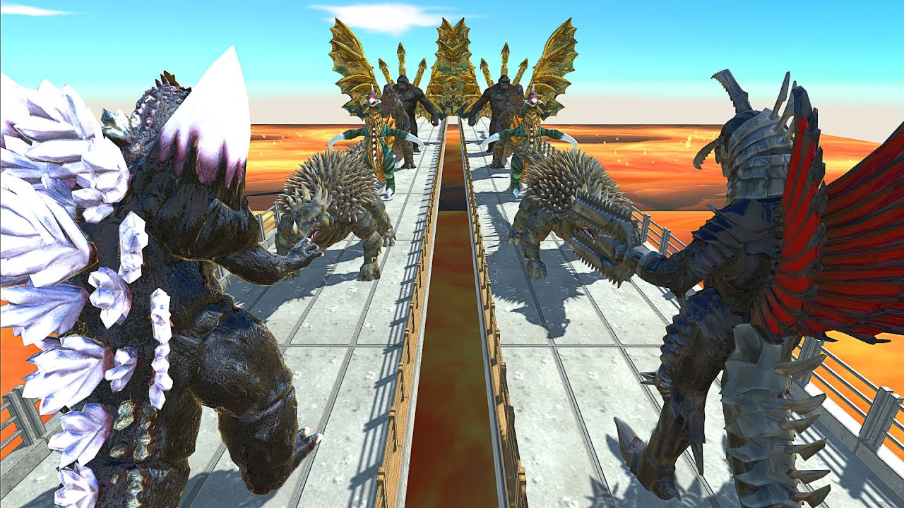 Who is Faster and Stronger? Space Godzilla vs Gigan Final Wars - Animal Revolt Battle Simulator