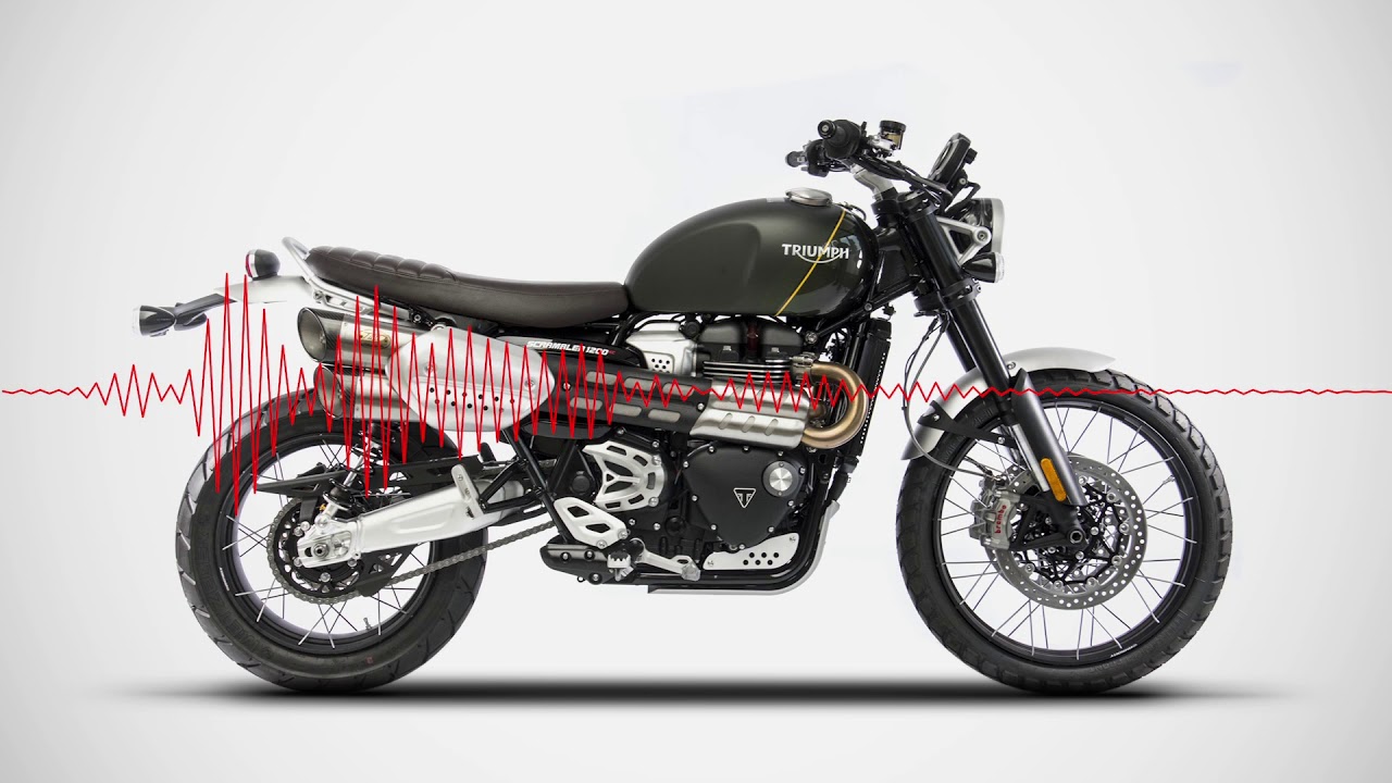 Triumph Scrambler 1200 with Zard exhaust