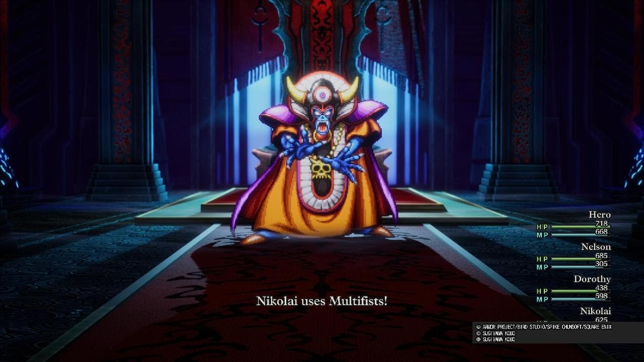 DRAGON QUEST III HD-2D Remake Fighting Against the Zoma On Very Hard Difficulty Mode Draconian QUEST