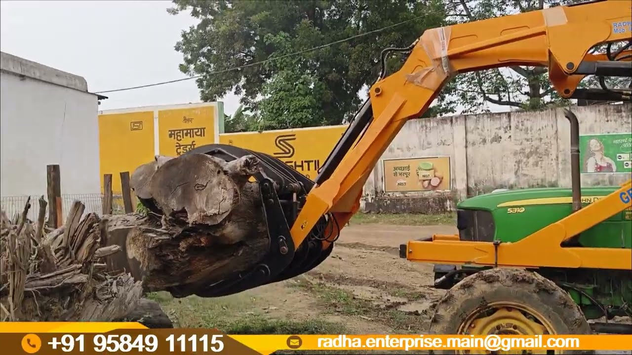 HD Ultra Sugarcane Loader || Tractor Attachment || Bullindia