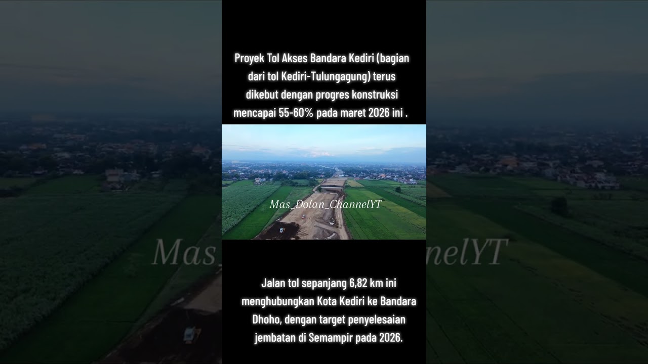 Progres proyek tol kediri
