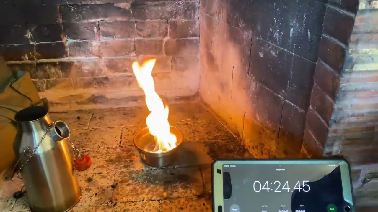 Kelley Kettle liquid fuel testing