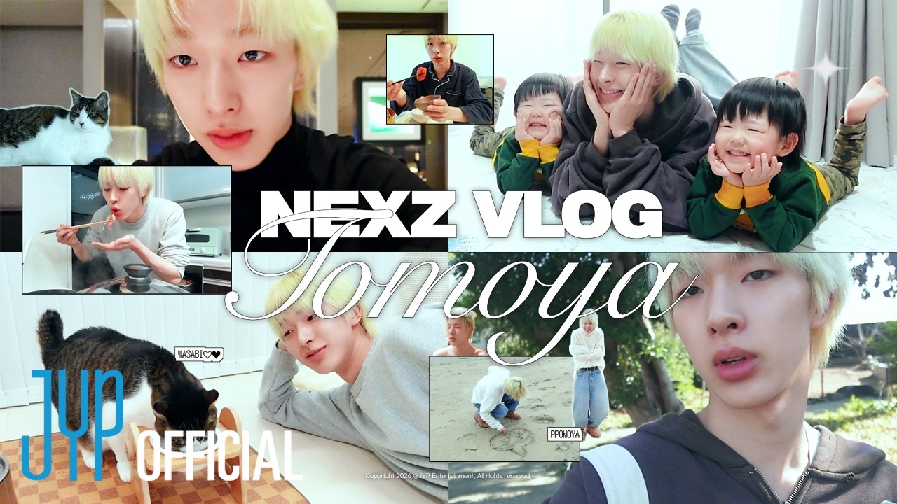 [NEXZ(넥스지) VLOG] TOMOYA VLOG | 모야로그🐧💋 #4 | 아들모야 남동생모야 삼촌모야 명란젓모야 먹방모야 와사비모야 각종 모야 모음집 모야로그 ♡༚✧등장✧༚♡