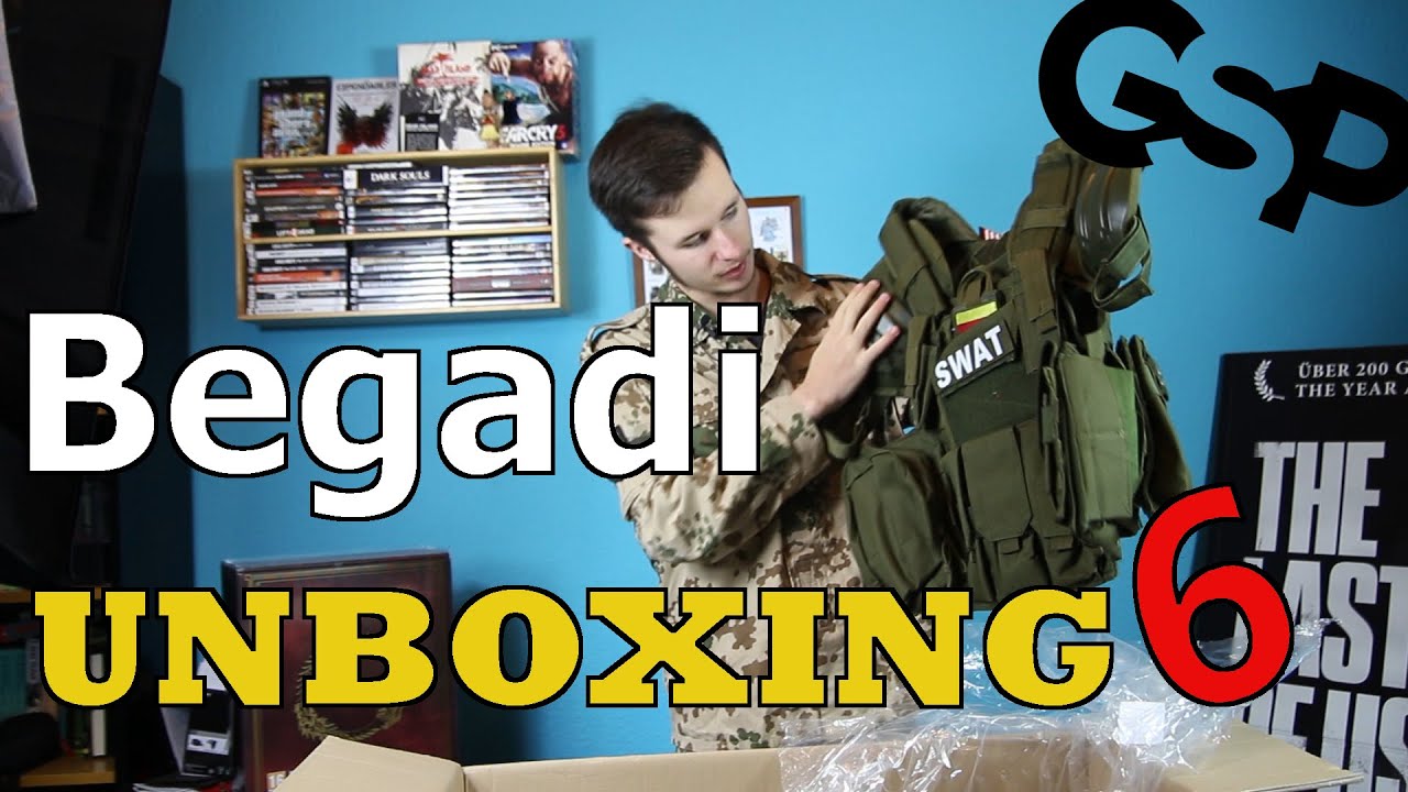 Begadi Unboxing - Airsoft Unboxing 6 GSPAirsoft german
