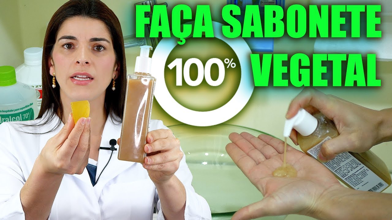 Faça SABONETE 100% VEGETAL para Todos os Tipos de Pele