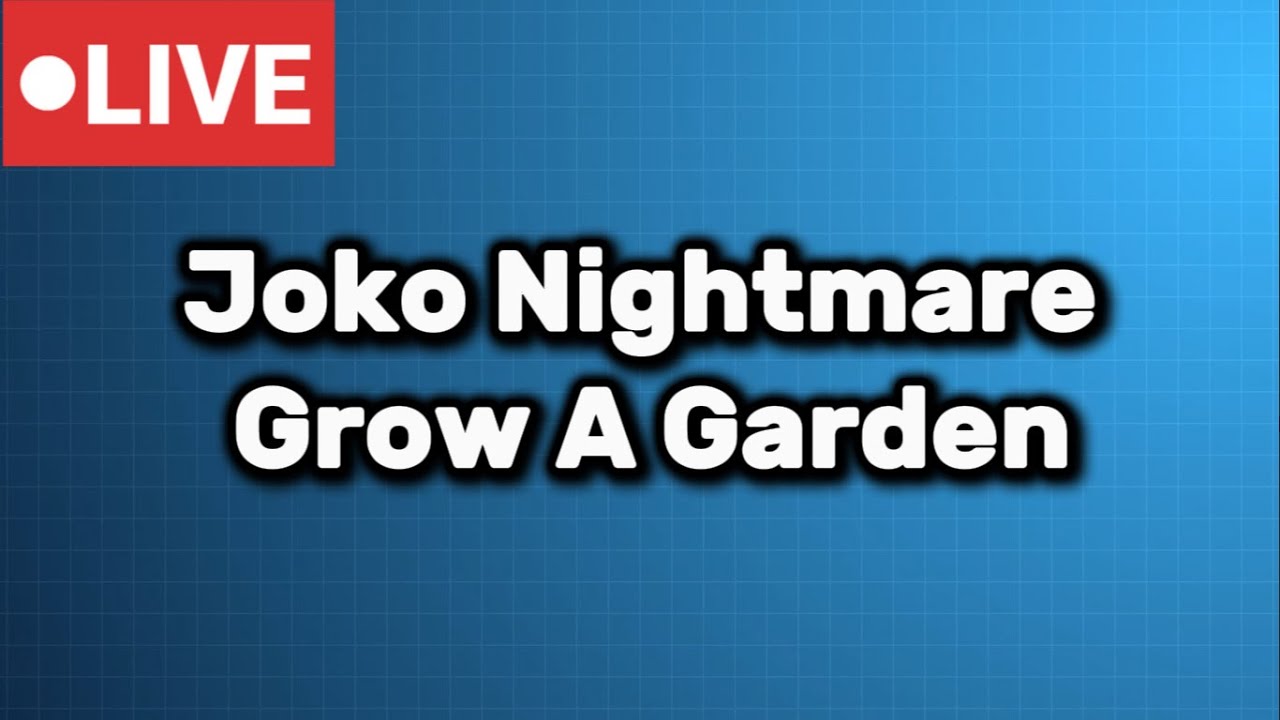 LIVESTREAMING  ROBLOX(GROW A GARDEN)