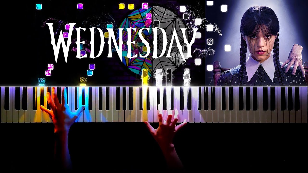 Wednesday - Opening Main Theme (Piano Cover) Danny Elfman