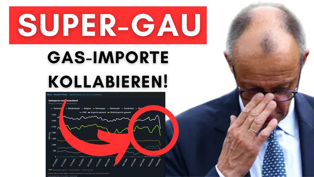 LNG-Importe brechen um 43% ein & Verbrauch verdoppelt sich! Jetzt wird’s kritisch!
