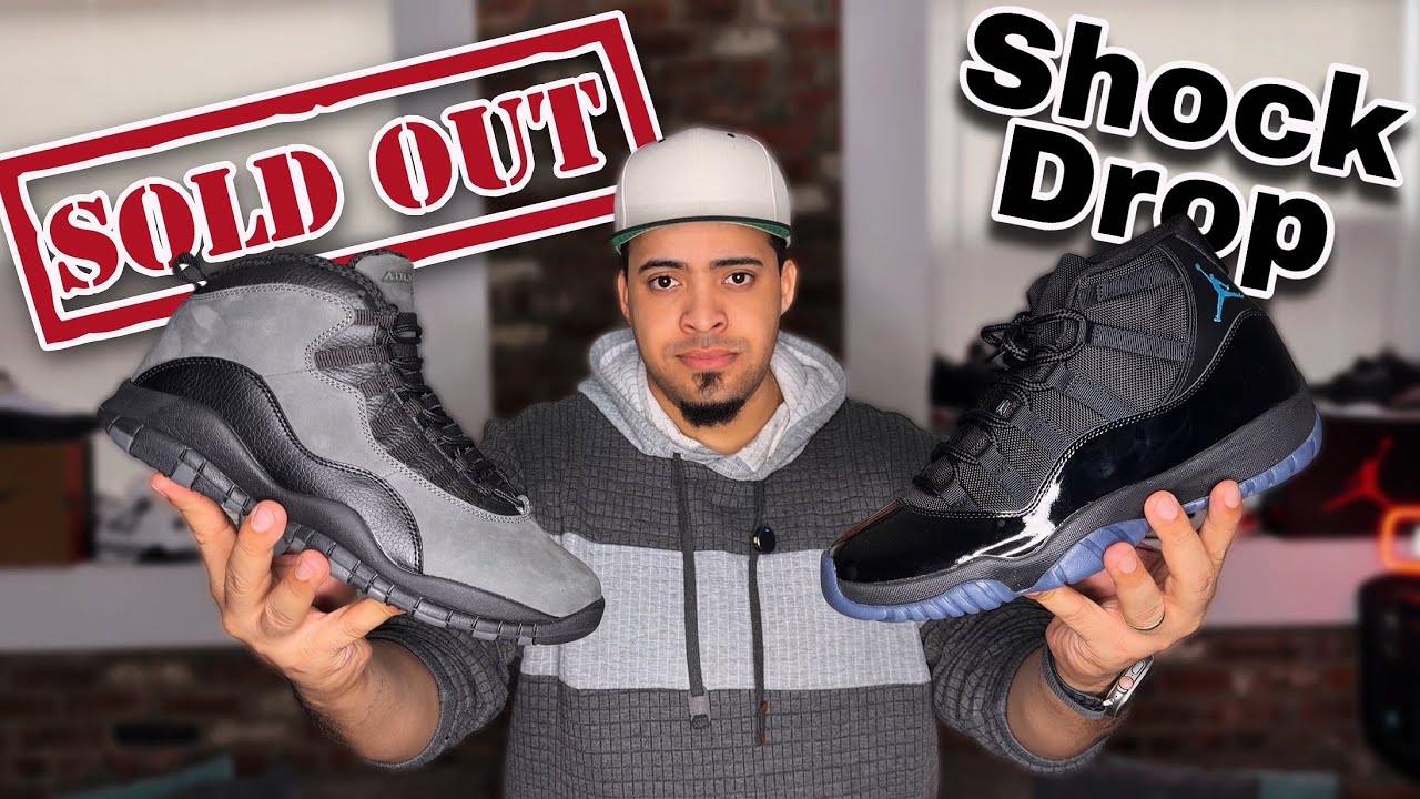 Jordan 10 Shadow распроданы, Jordan 11 Gamma Shock распроданы 🚨