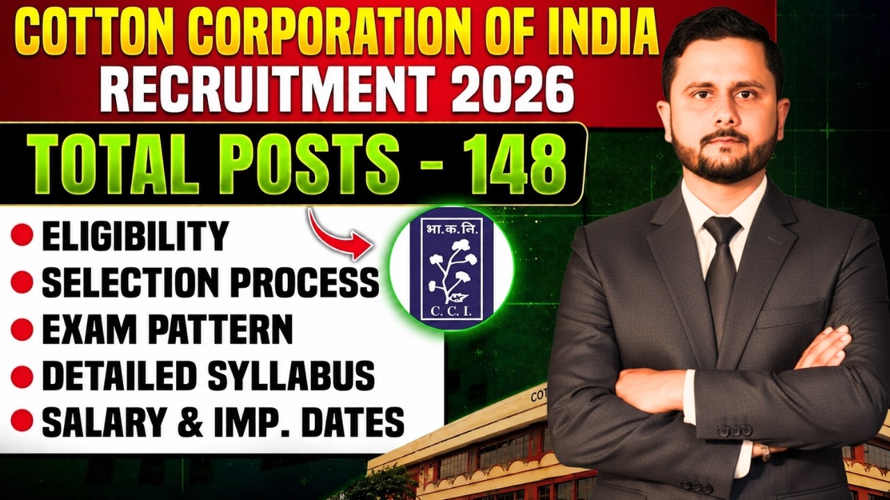 Cotton Corporation of India Recruitment 2026 | Eligibility, Syllabus, Exam Pattern & Salary