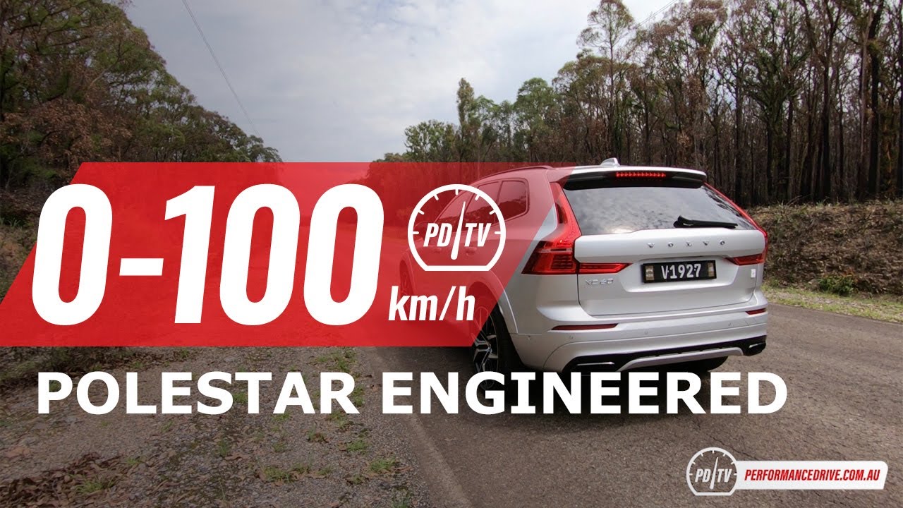 2020 Volvo XC60 T8 Polestar Engineered 0-100km/h & engine sound