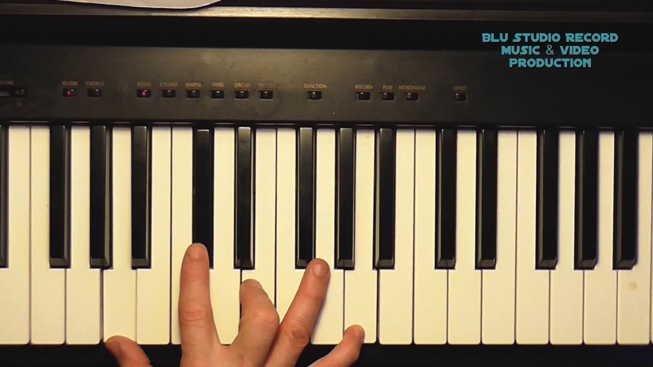 Tutorial scale e tonalità al pianoforte - La maggiore e Fa# minore