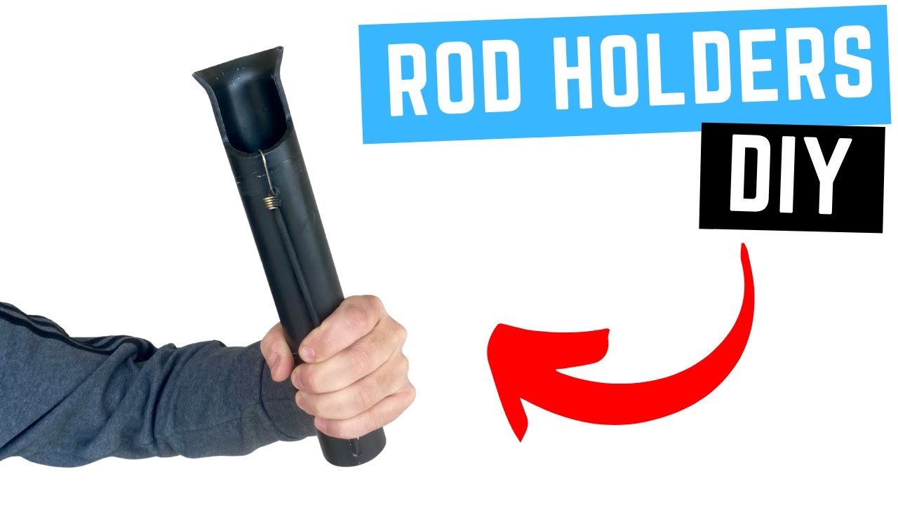 DIY ROD HOLDERS for your Spinning Reels: Kayak / Boat / Bank Fishing 🎣