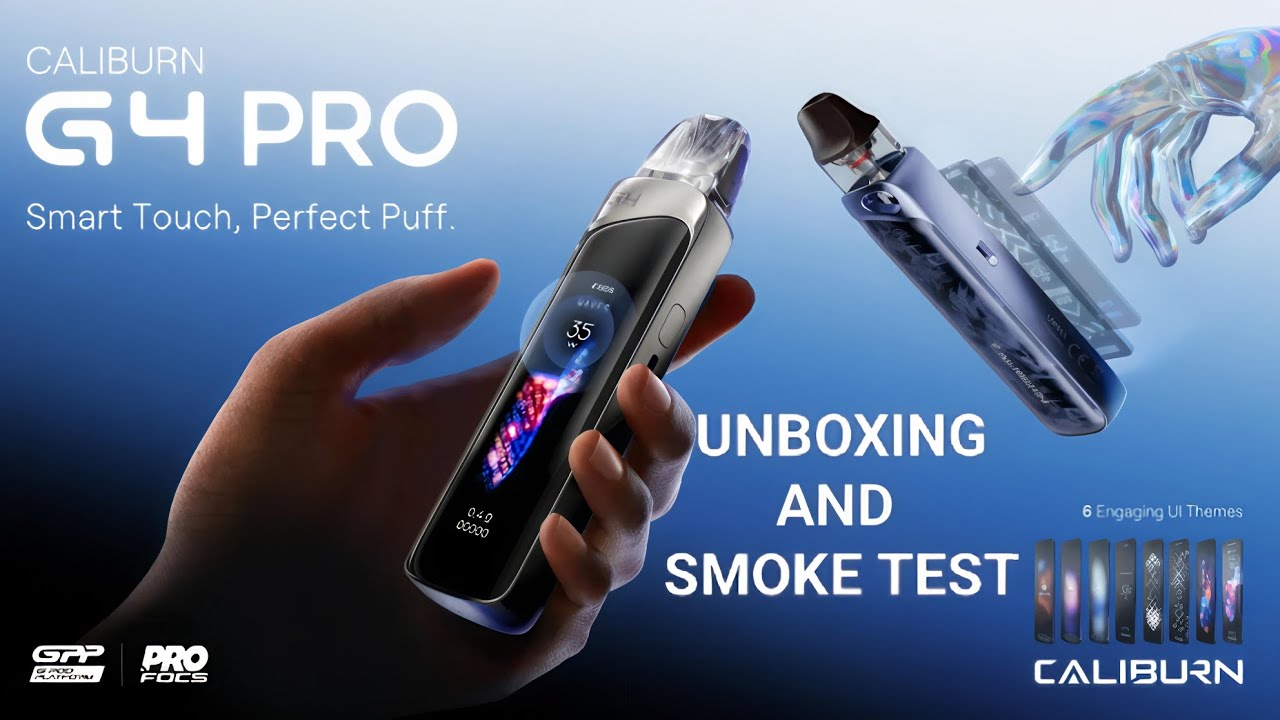 Uwell Caliburn G4 Pro Unboxing And Tutorial Amazing device 😍 | Caliburn G4 Pro Smoke Test | G4 Pro 
