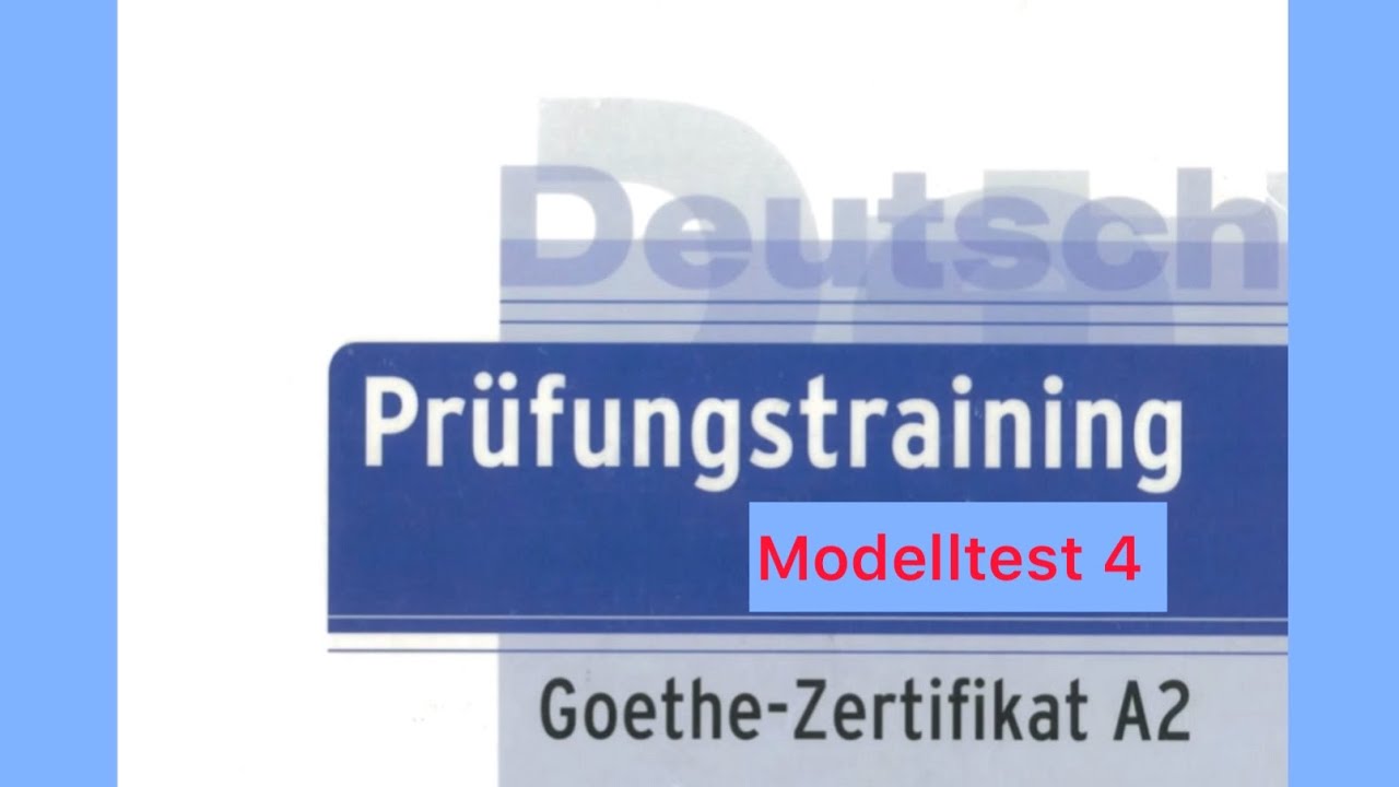 Prüfungstraining A2 : Hören : Modelltest 4