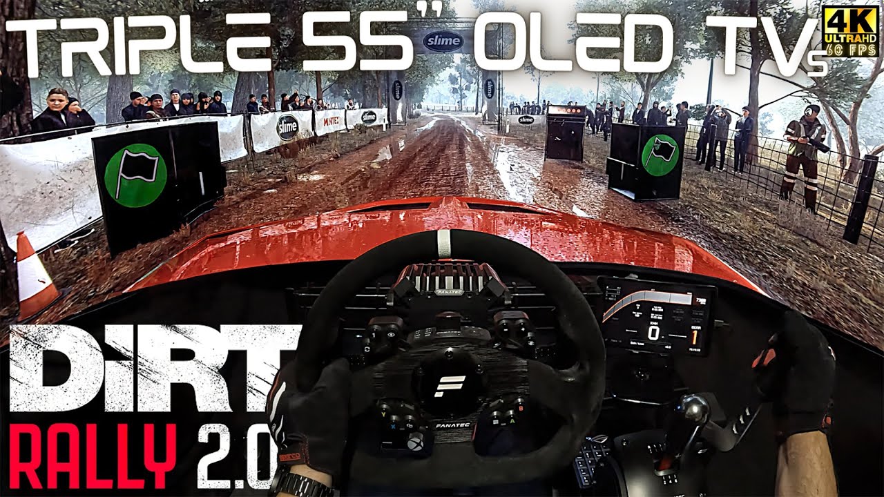 DiRT Rally 2.0 — геймплей от лица водителя (Австралия) | Fanatec CSL DD