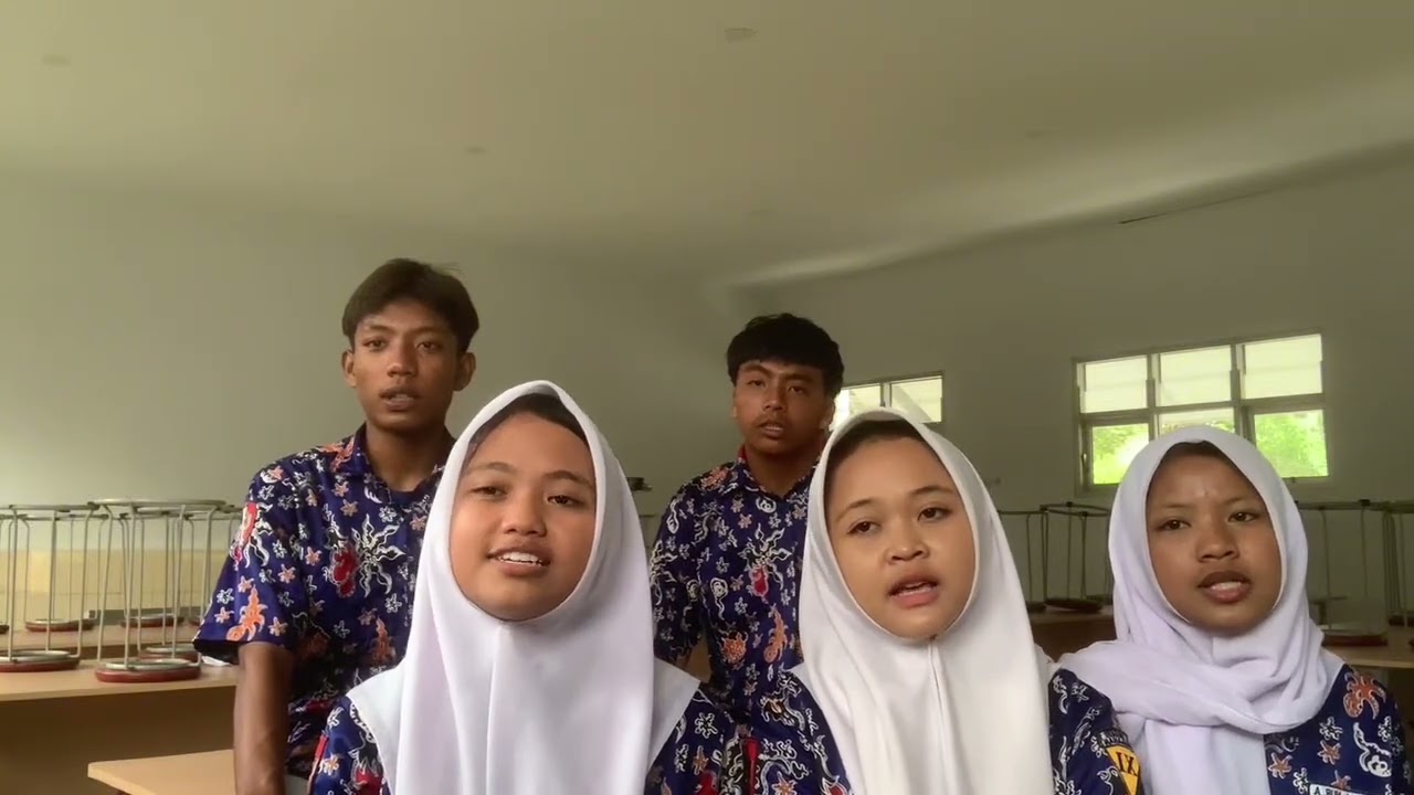 tugas bahasa indonesia, musikalisasi puisi kelas XI-1 SMAN 1 SINGGAHAN