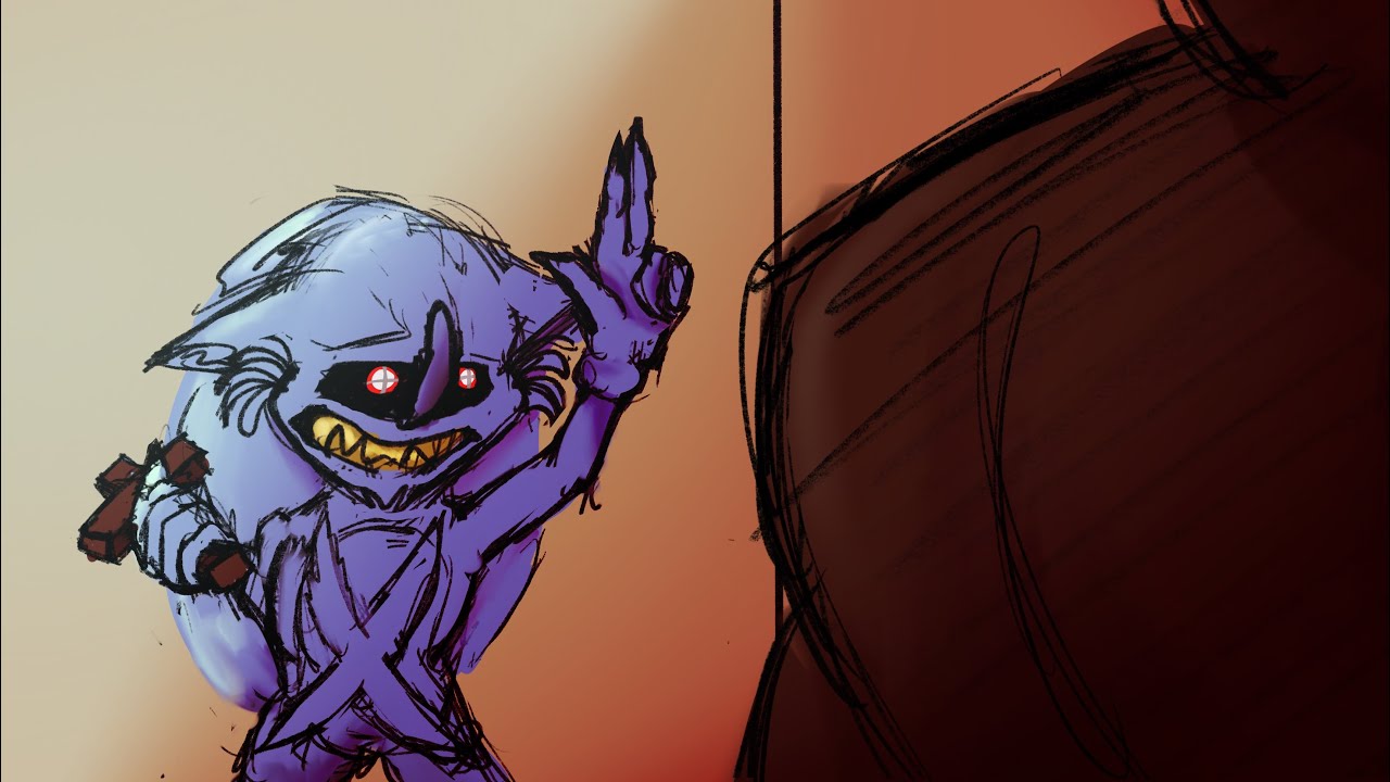 How to scare Lord X (animatic)  /sonic.exe mod/ Mario&rsquo;s madness mod