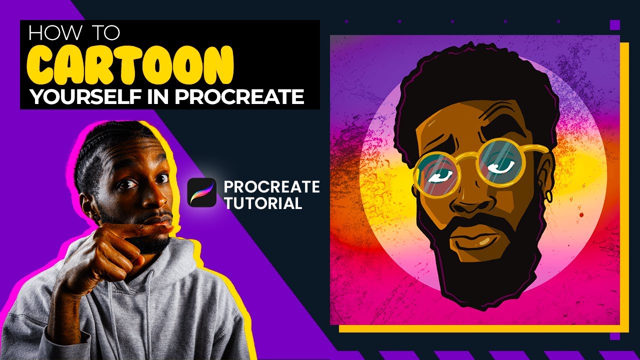 How To Cartoon Yourself in Procreate | Tips and Tricks (SIMPLE)