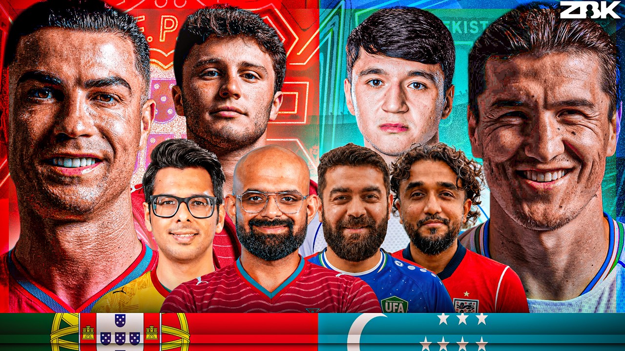 Portugal vs Uzbekistan FIFA World Cup 2026 Live Watchalong | ZBK