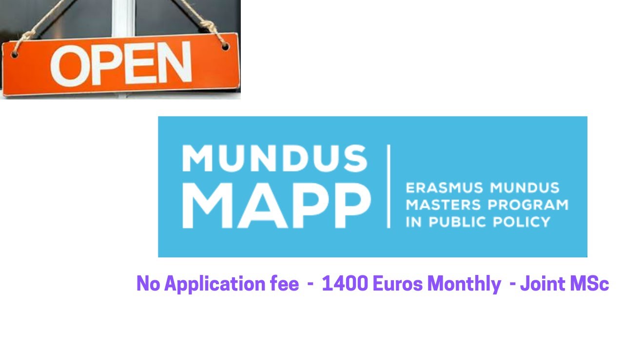 Erasmus Mundus MAPP 2026 Applications OPEN! | Step-by-Step Application Guide