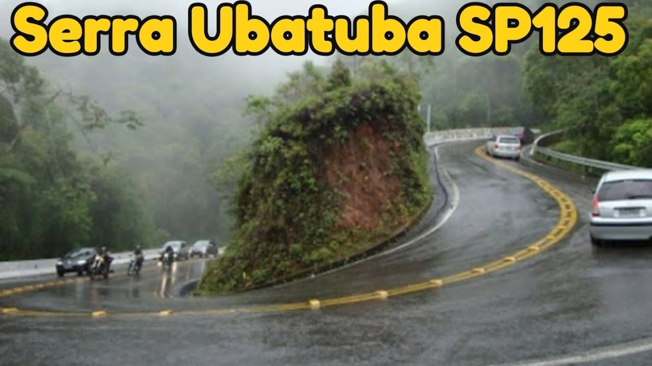 Serra de Ubatuba SP até Taubaté com muita chuva .