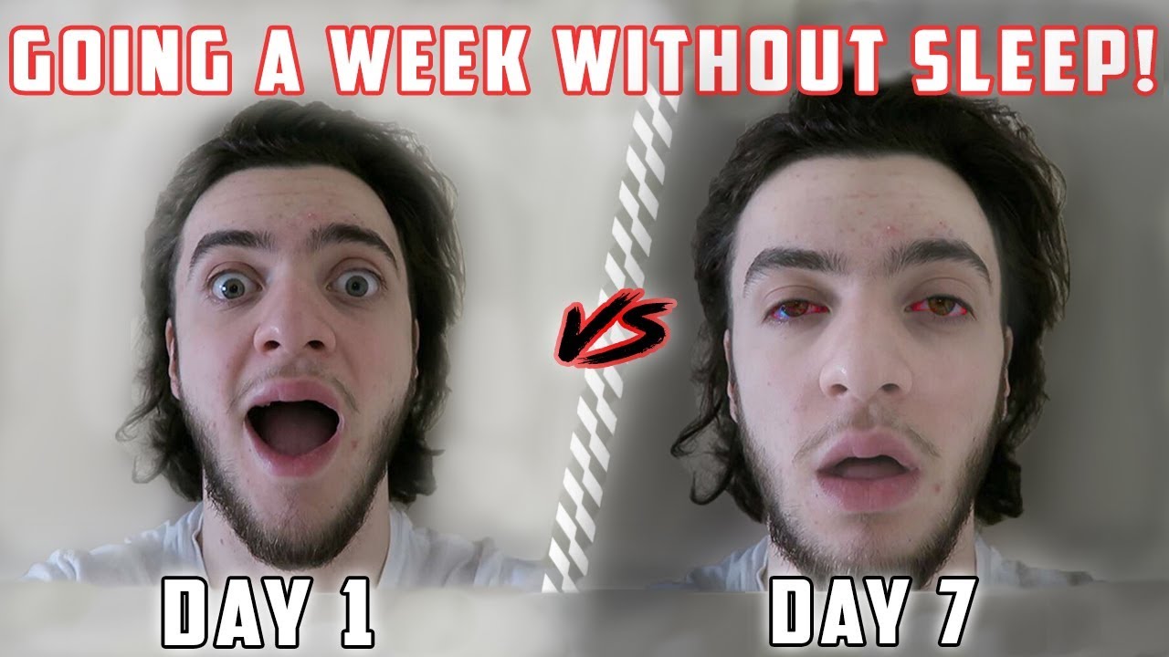 I SPENT A WHOLE WEEK WITHOUT ANY SLEEP!! *LOOK WHAT HAPPENED*