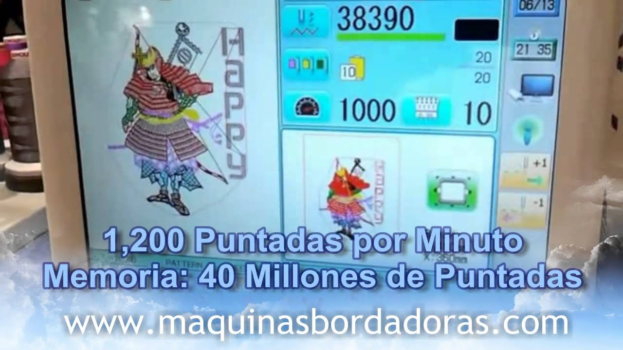 Bordadora HAPPY video promocional