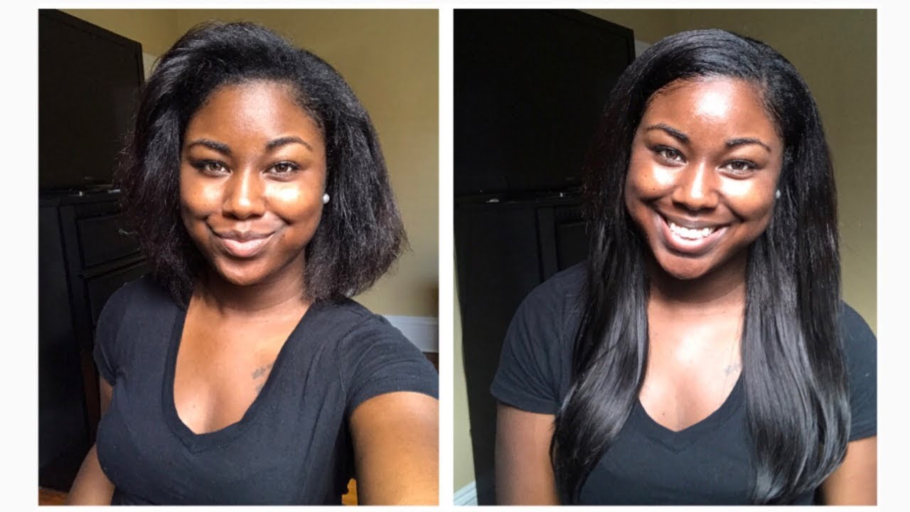 How To Install Clip Ins On Natural Hair | Irresistible Me (Clip In Hair Extensions)