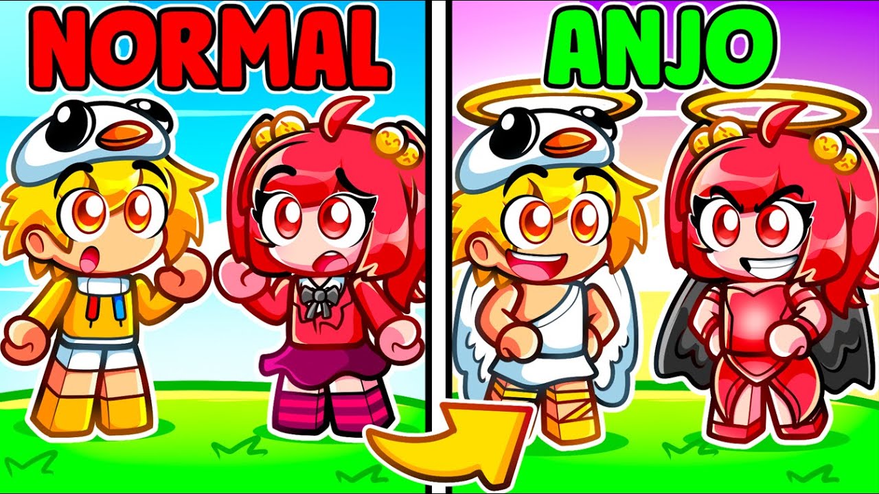 VIRAMOS ANJOS no Criando Skins no Roblox