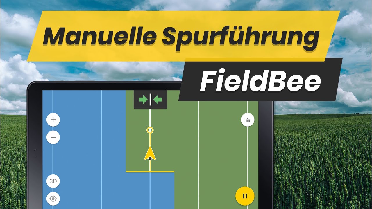 CabView / FieldBee Manuelle Spurführung
