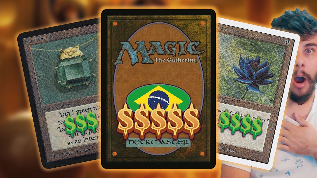 As 10 cartas mais caras de Magic no BRASIL!