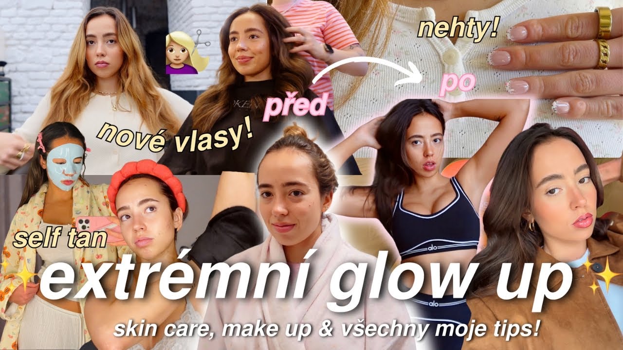 JAK MÍT *EXTRÉMNÍ* GLOW UP ZA PÁR DNÍ - skin care, vlasy, laminace & všechny moje tipy!